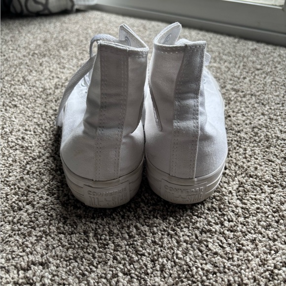 Converse White High-Top Sneakers Classic Canvas - Picture 2 of 5